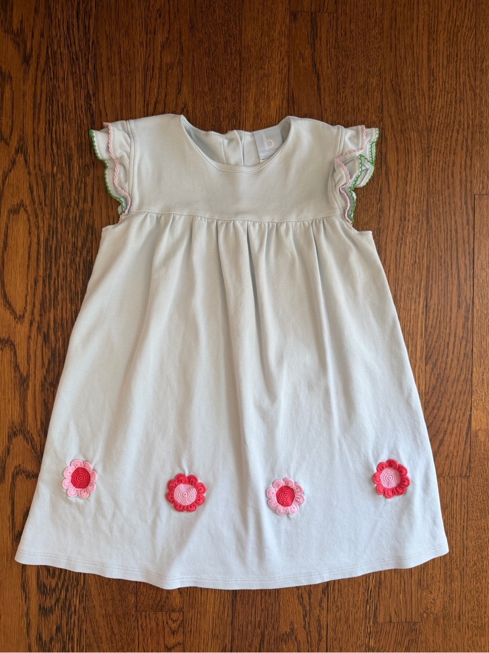 NWOT Bella Bliss Pima Flower Appliqué Dress size 7